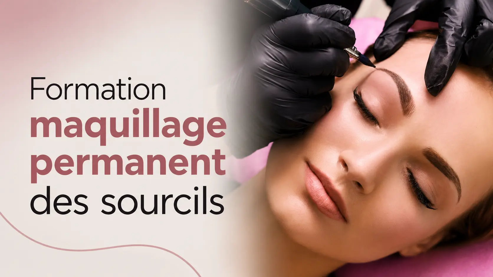 Visuel : Formation maquillage permanent des sourcils - Technique poudré ou poil à poil