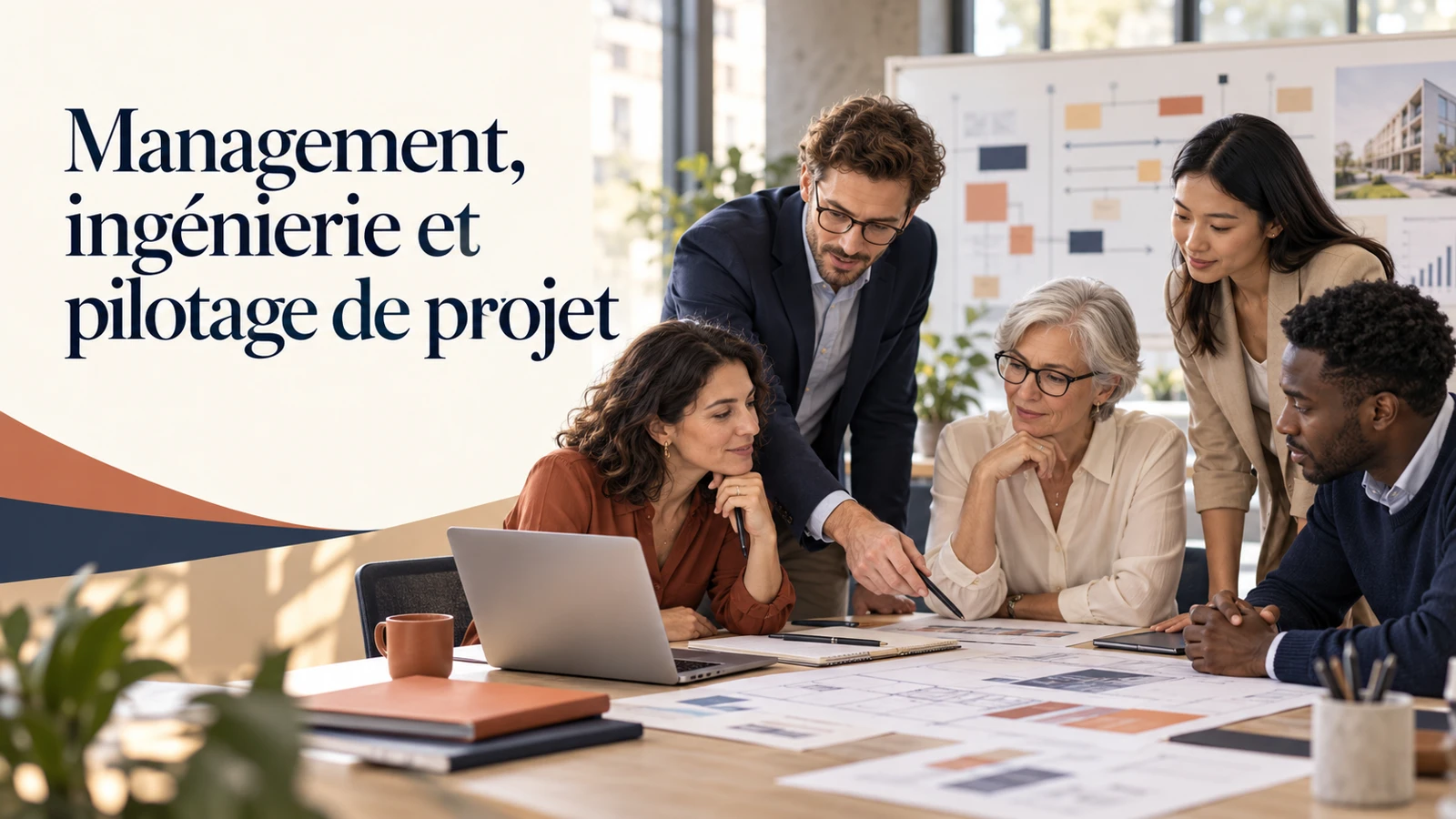 Visuel : Management, ingénierie et pilotage de projet