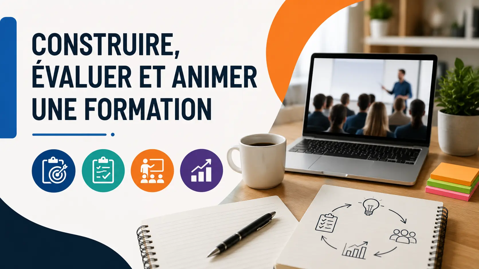 Visuel : Construire, évaluer et animer une formation