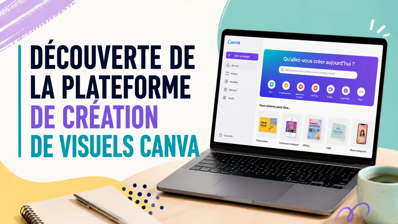 Visuel : Découverte de la plateforme de création de visuels CANVA