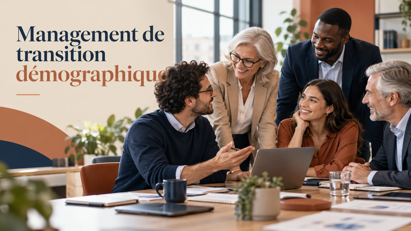 Visuel : Management de transition démographique