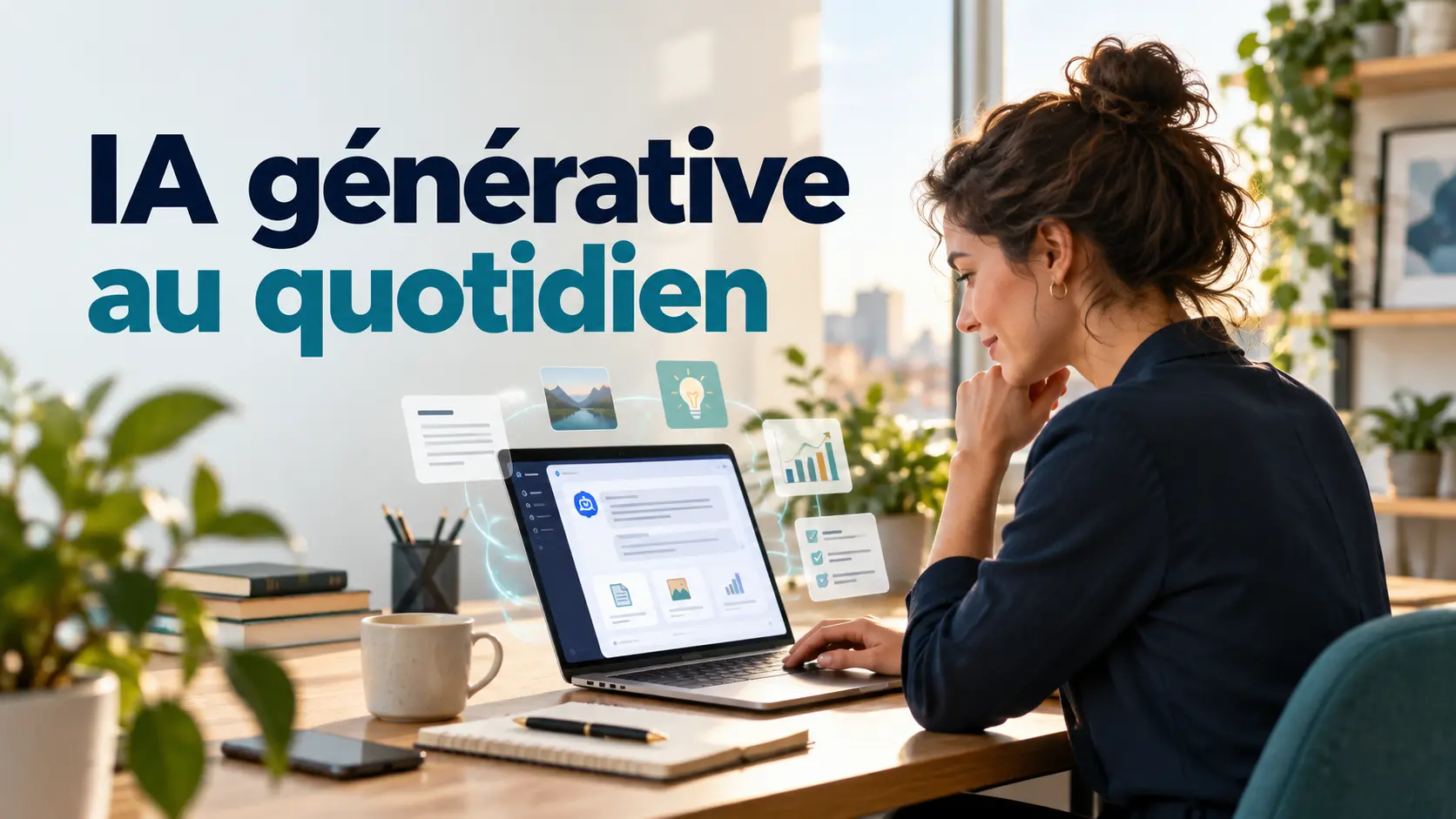 Visuel : IA générative au quotidien